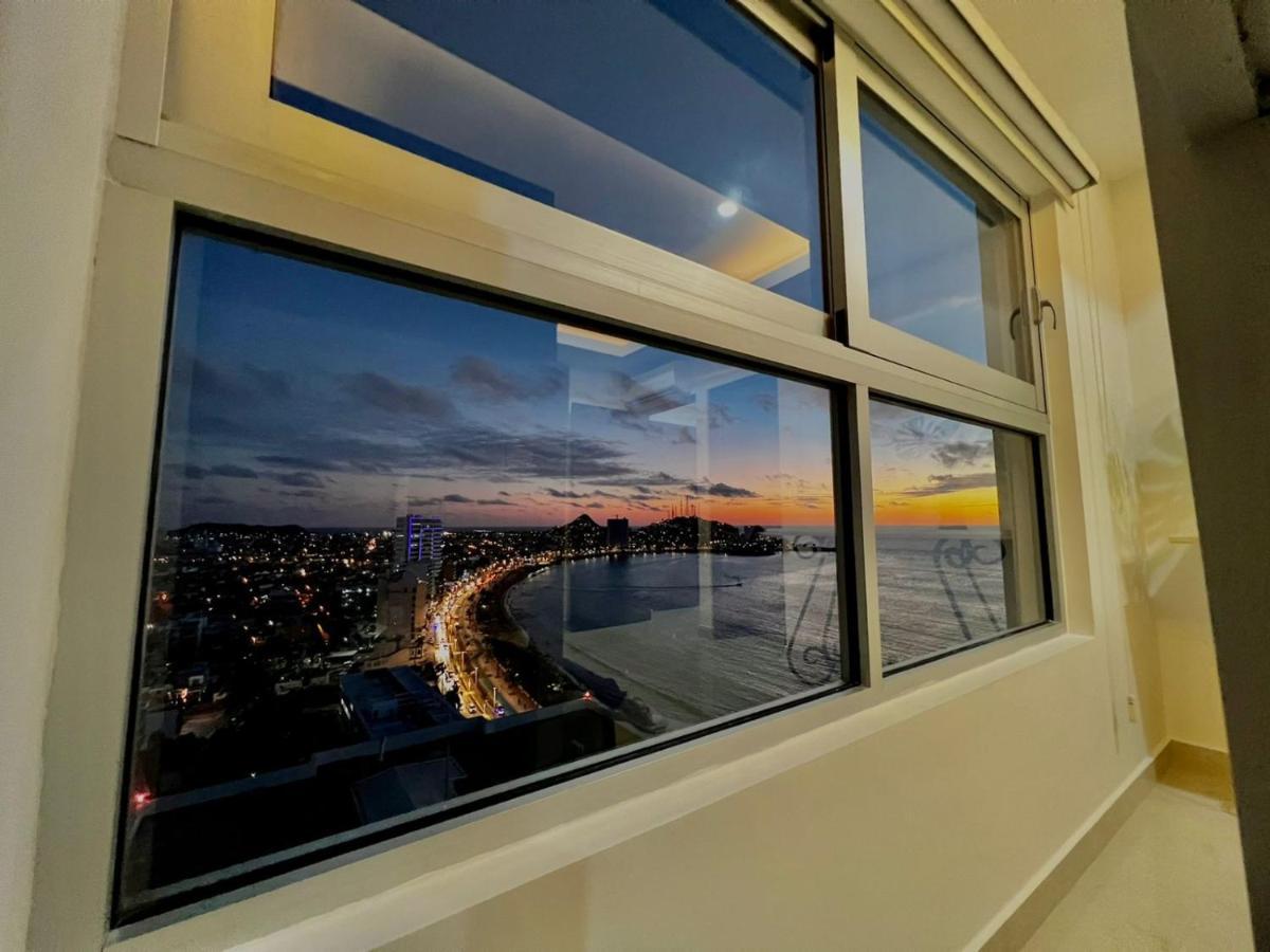 马萨特兰Sunset View Malecon 1404 Vista Panoramica Al Mar公寓 外观 照片