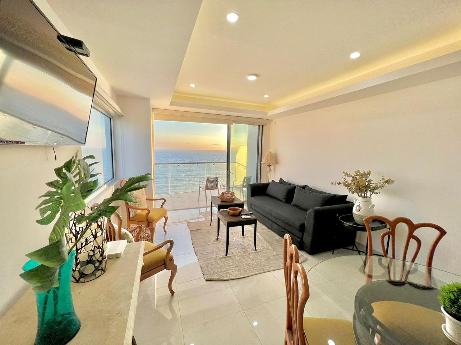 马萨特兰Sunset View Malecon 1404 Vista Panoramica Al Mar公寓 外观 照片