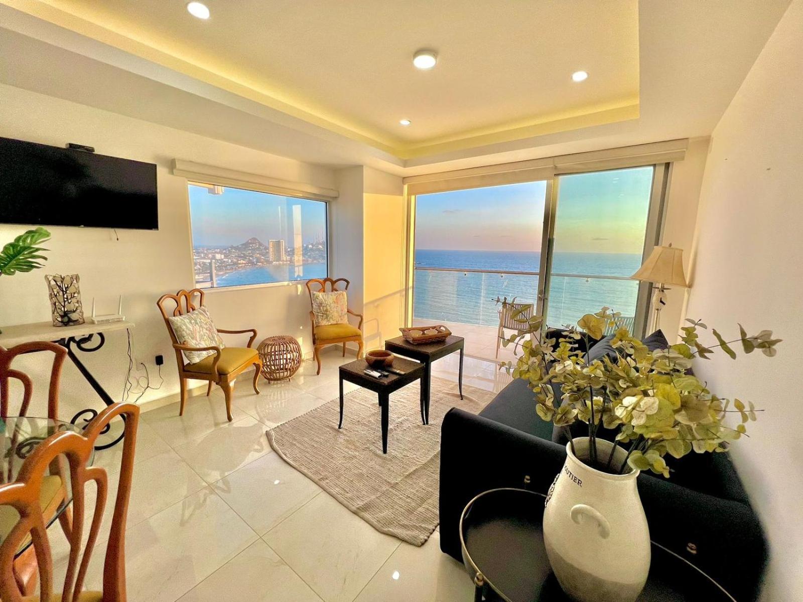 马萨特兰Sunset View Malecon 1404 Vista Panoramica Al Mar公寓 外观 照片
